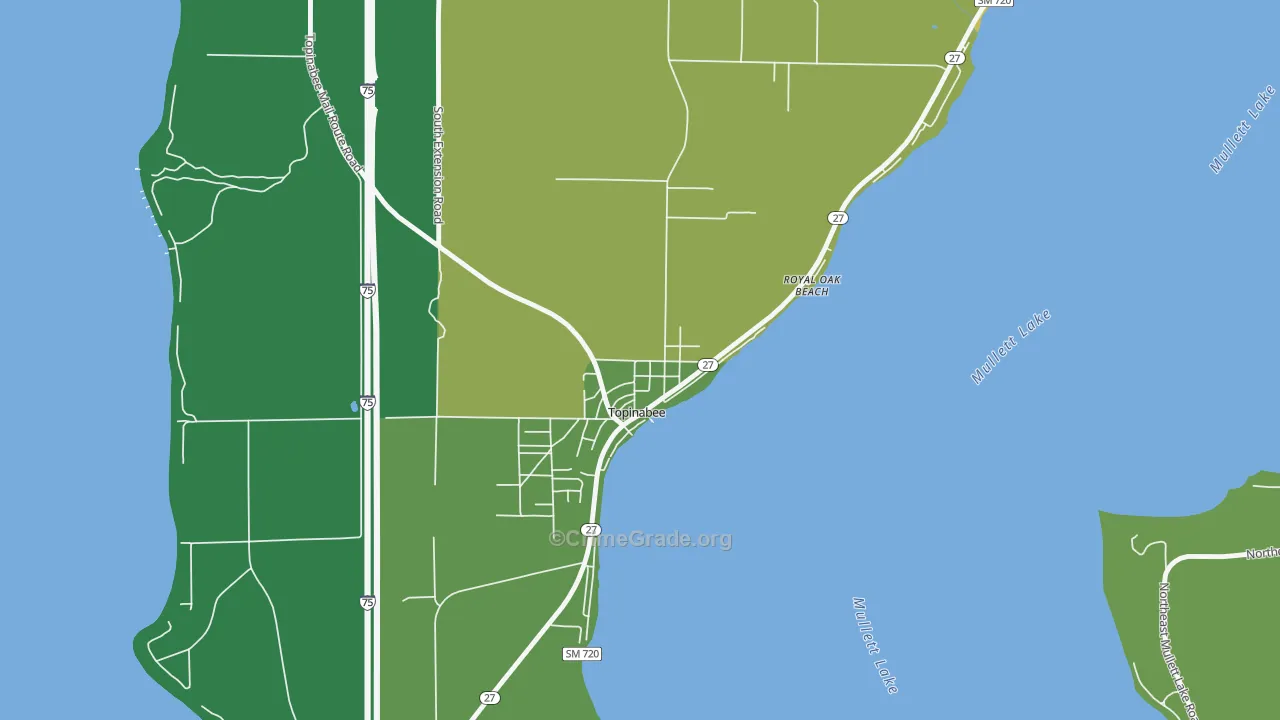 49791, MI Map of Theft Rates