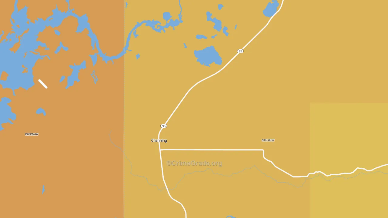 49815, MI Map of Theft Rates