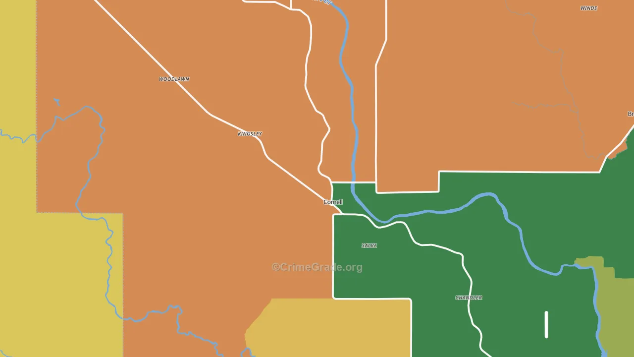 49818, MI Map of Theft Rates
