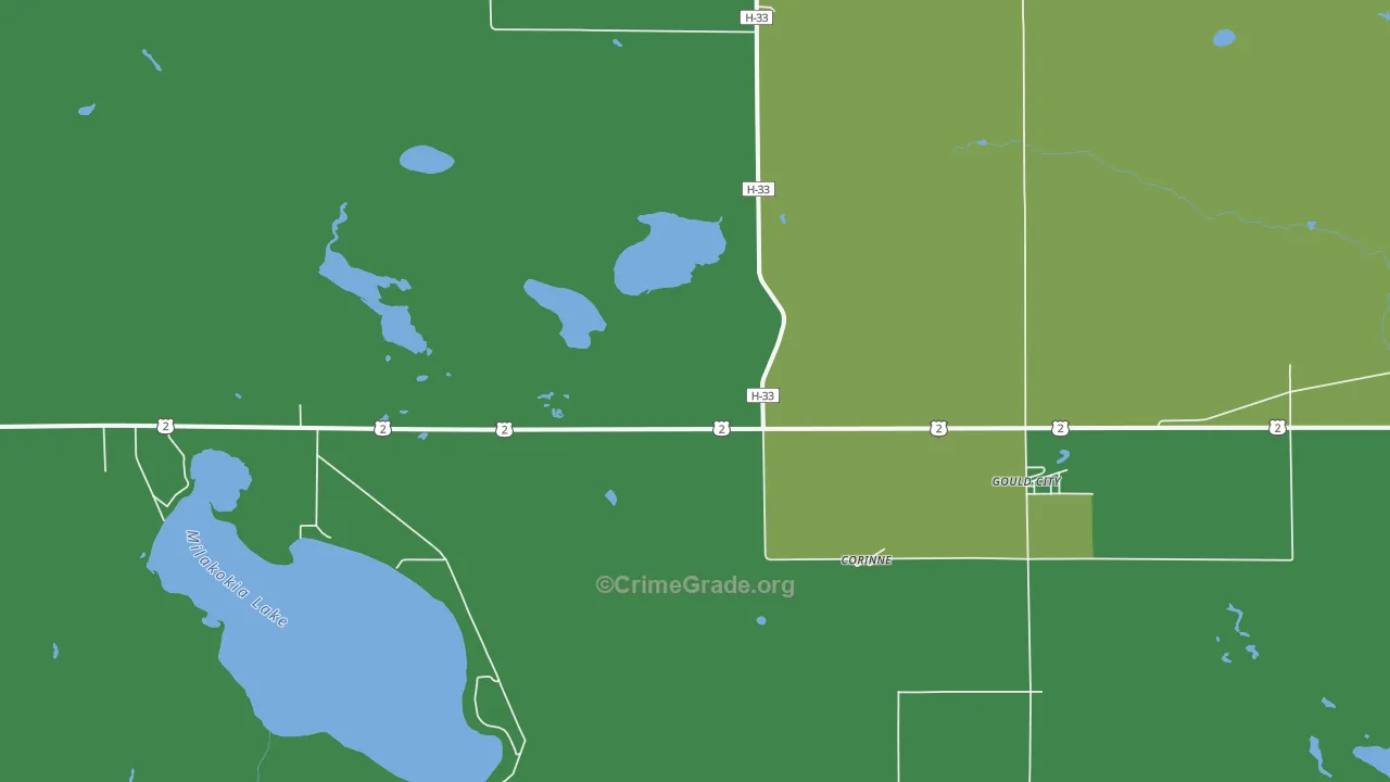 49838, MI Map of Theft Rates