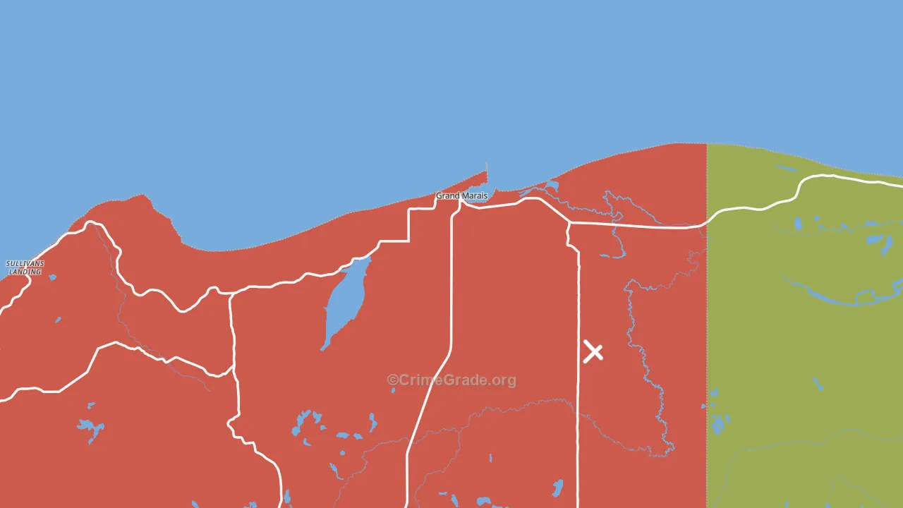 49839, MI Map of Theft Rates