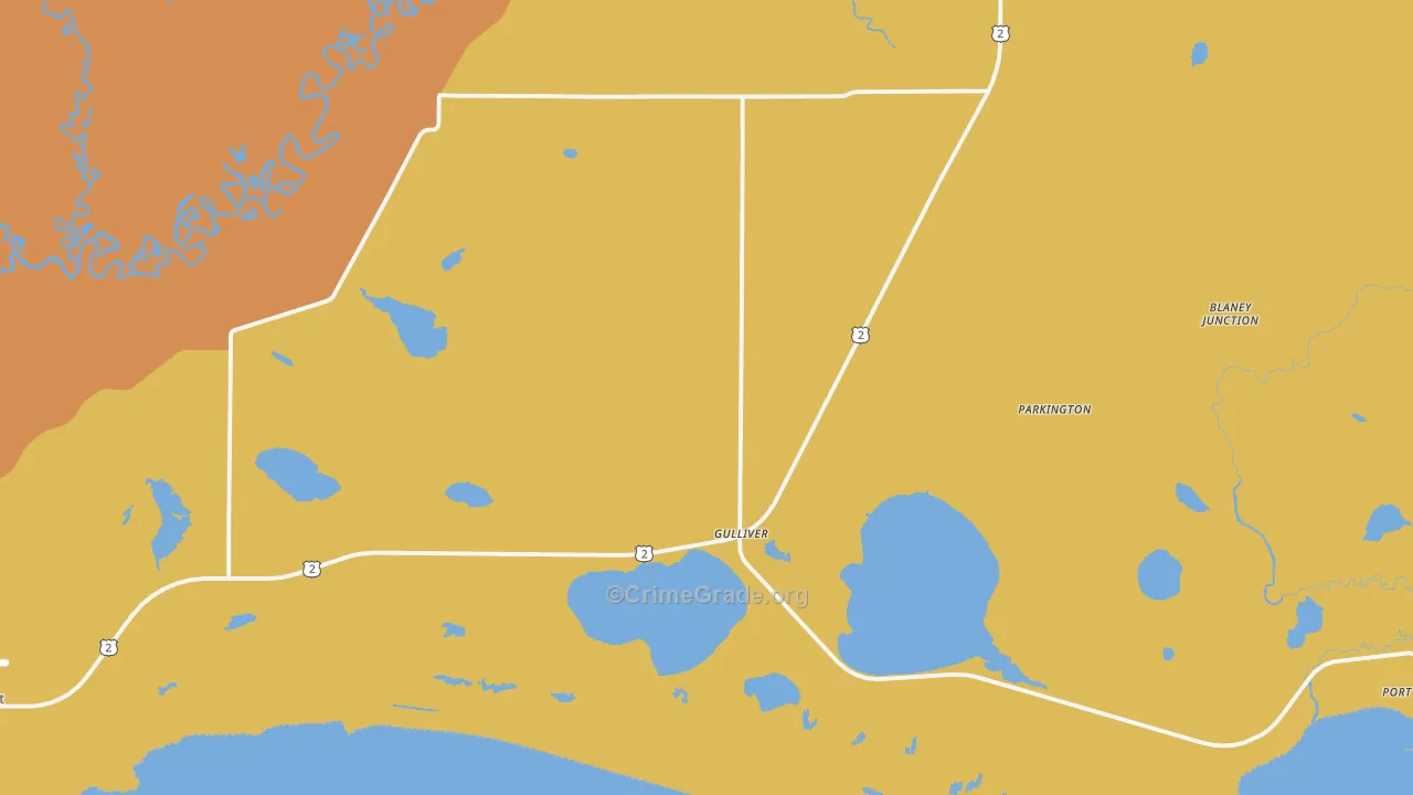 49840, MI Map of Theft Rates