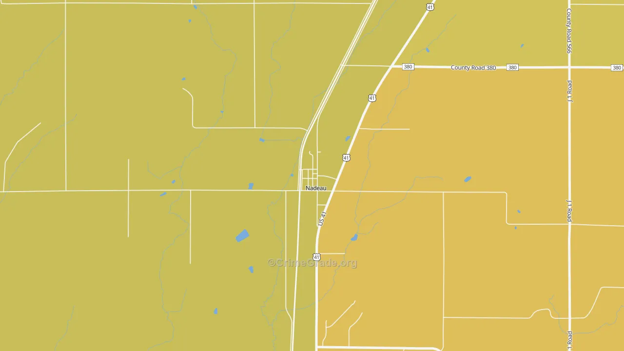 49863, MI Map of Theft Rates