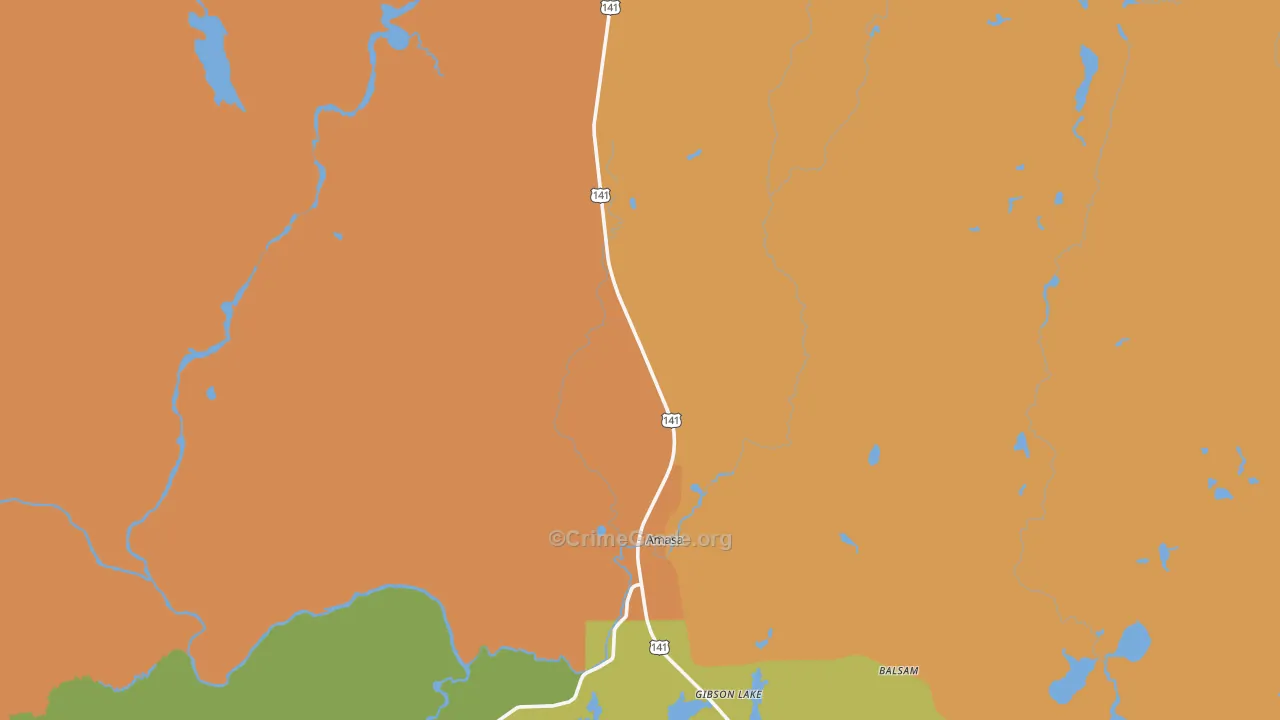 49903, MI Map of Theft Rates