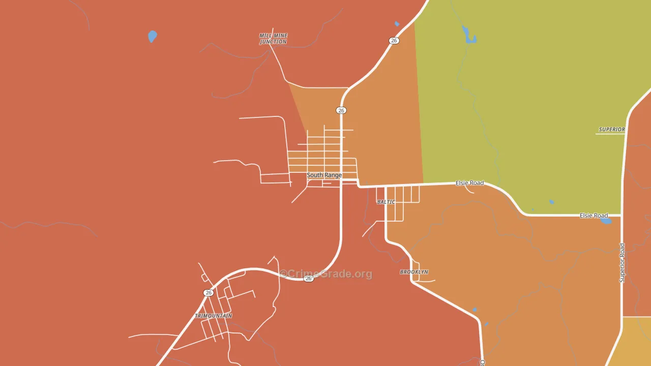 49963, MI Map of Theft Rates