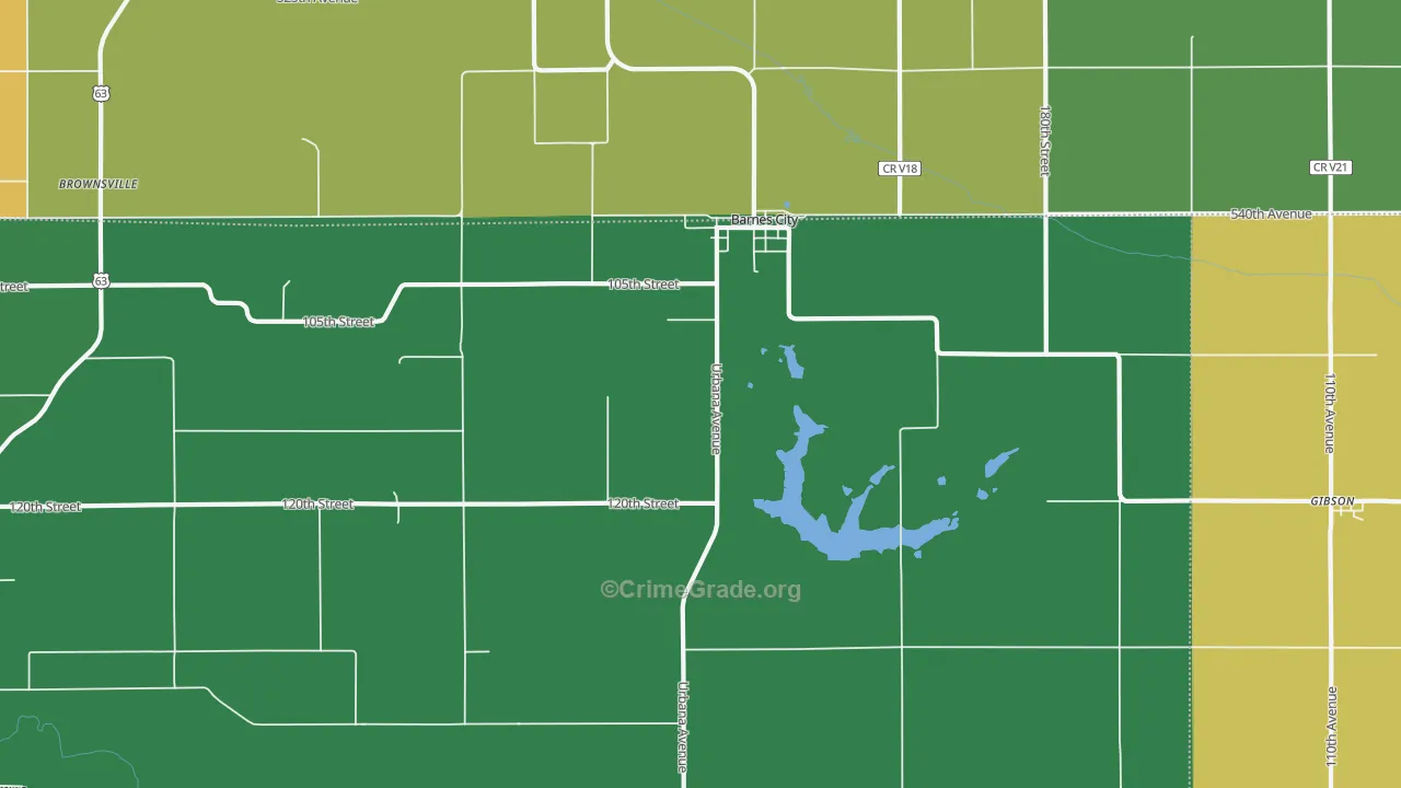 50027, IA Map of Theft Rates
