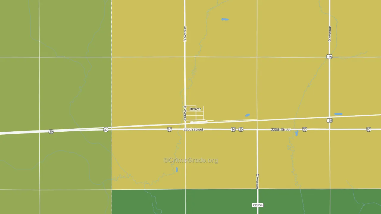 50031, IA Map of Theft Rates
