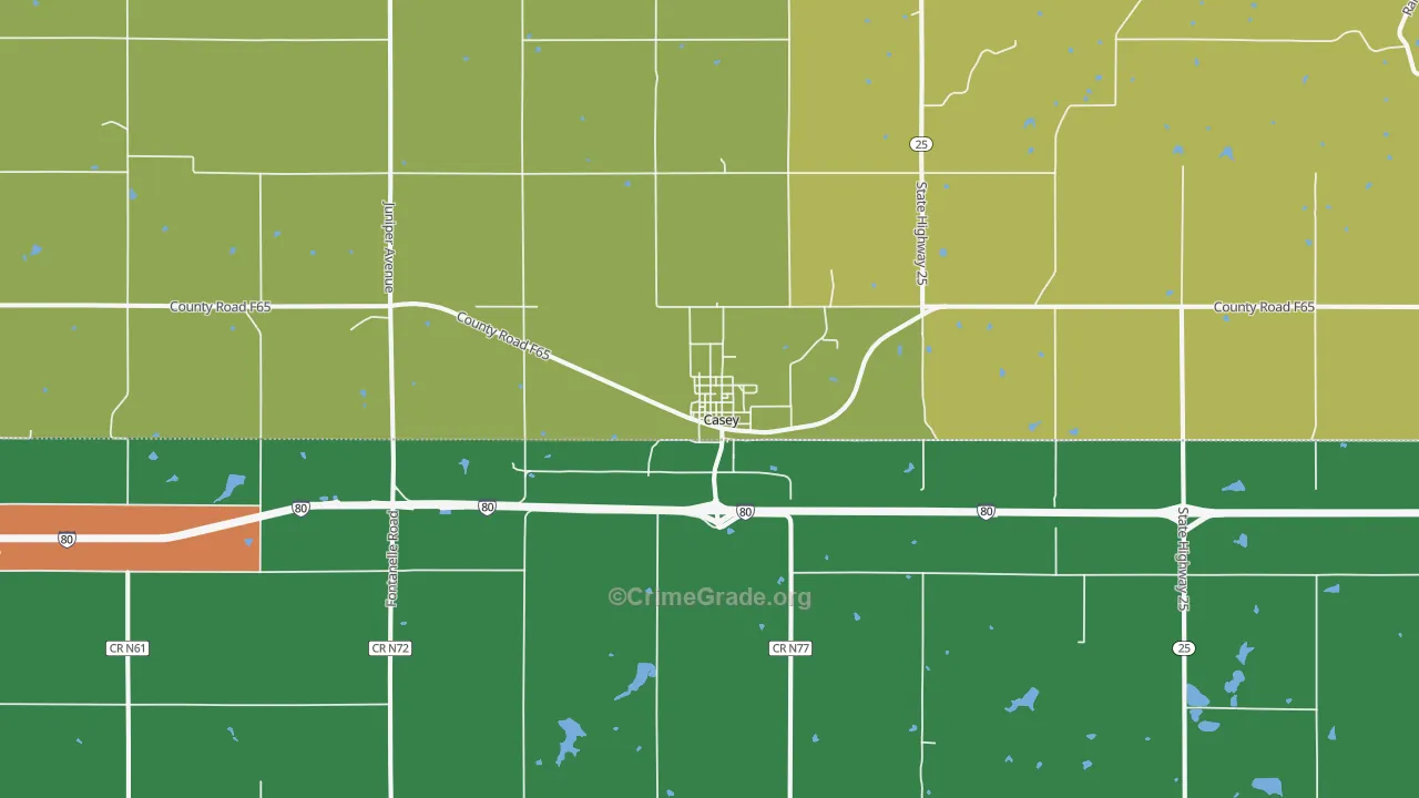 50048, IA Map of Theft Rates