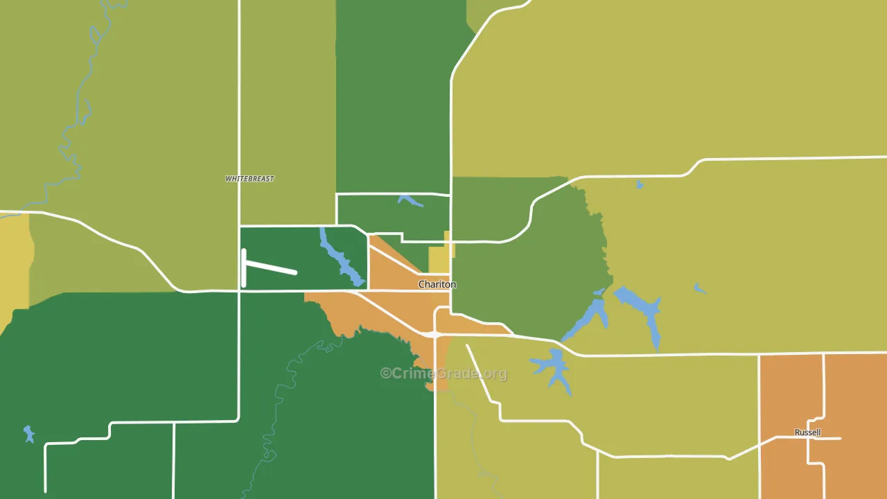 50049, IA Map of Theft Rates