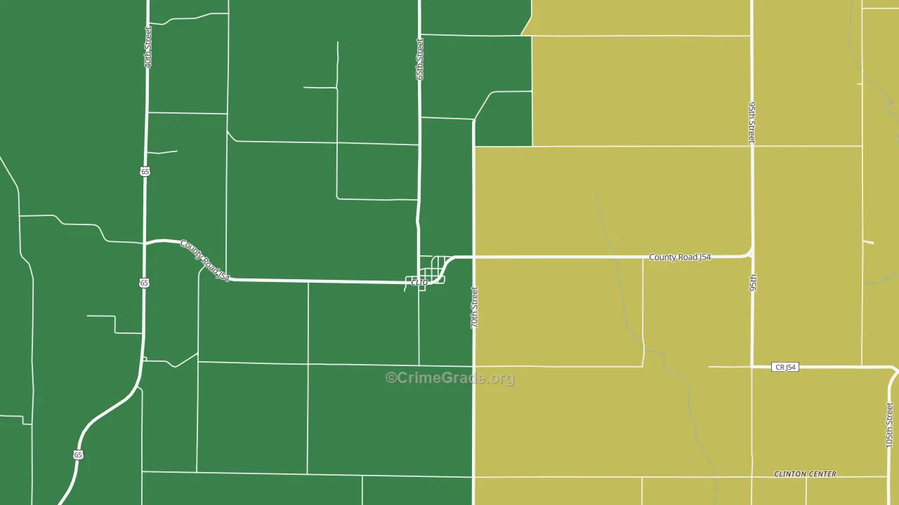 50052, IA Map of Theft Rates