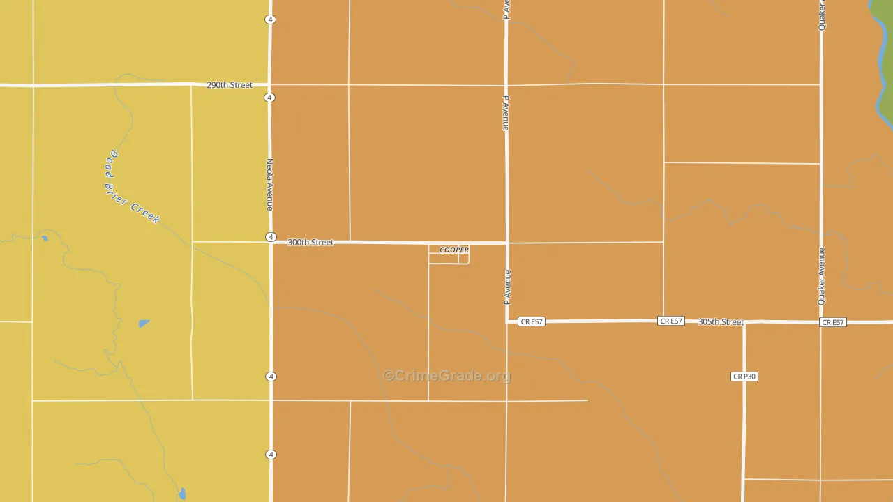 50059, IA Map of Theft Rates
