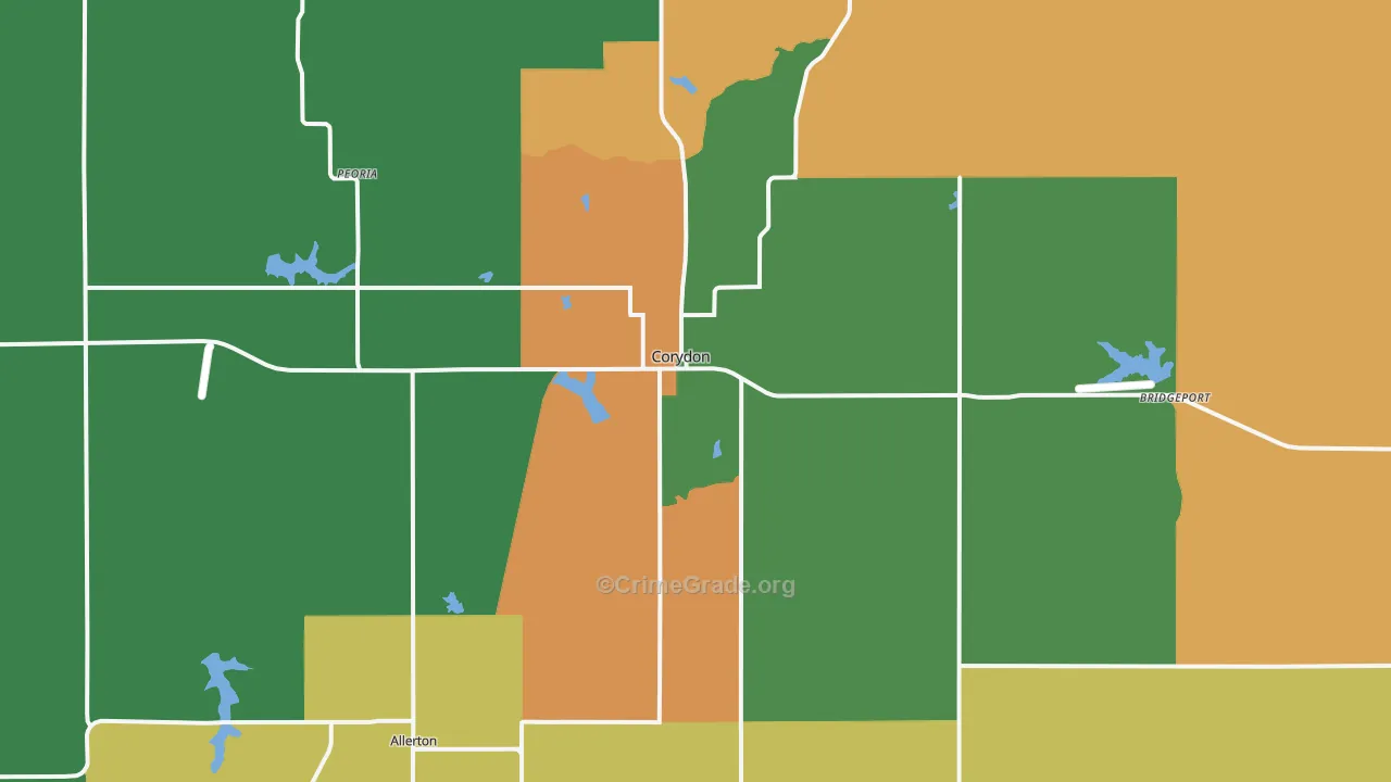 50060, IA Map of Theft Rates