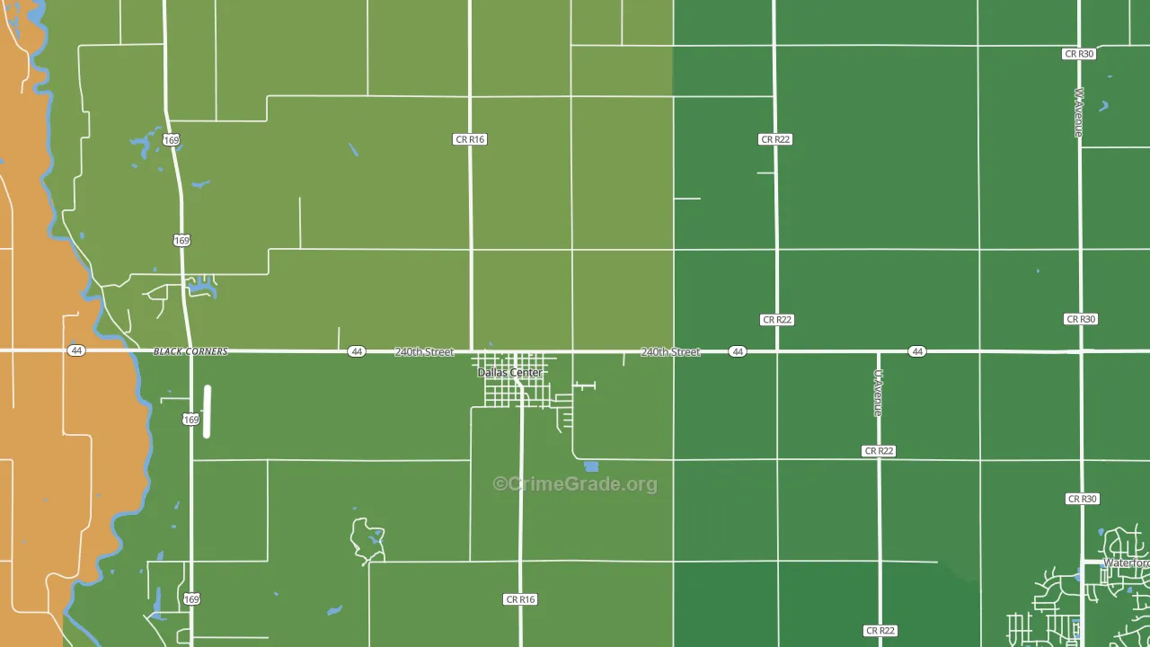 50063, IA Map of Theft Rates