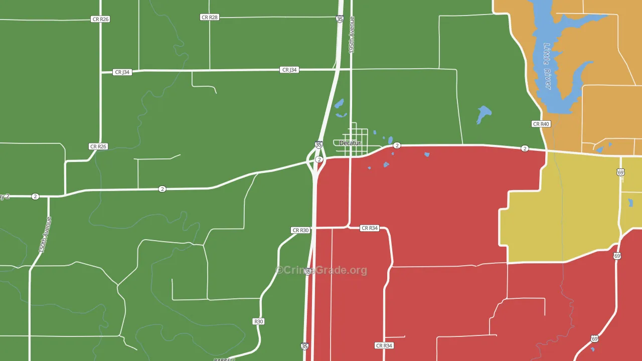 50067, IA Map of Theft Rates