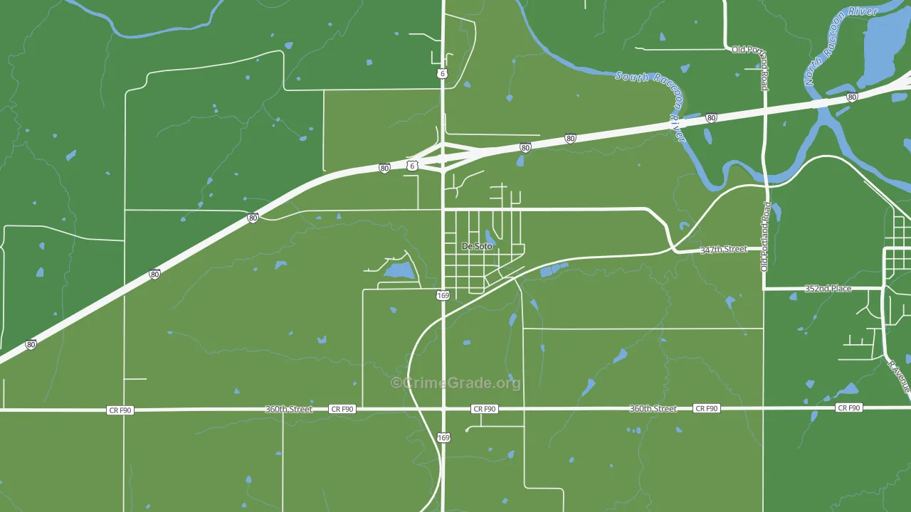 50069, IA Map of Theft Rates