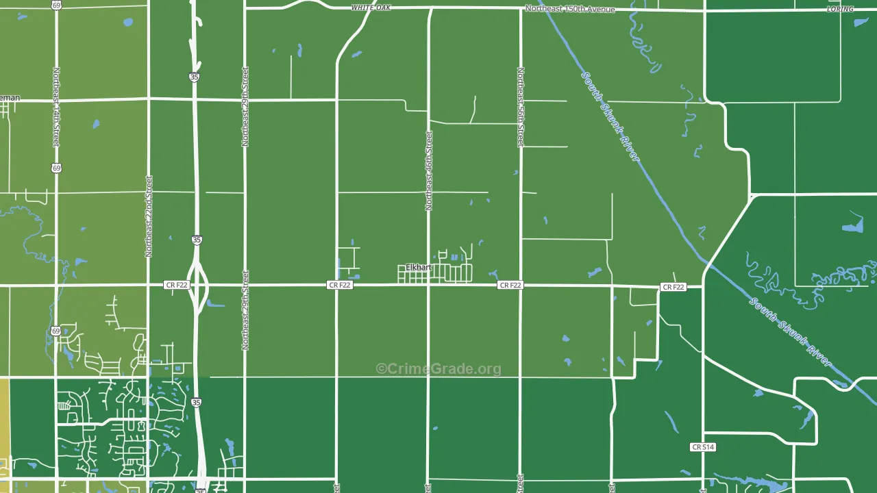 50073, IA Map of Theft Rates
