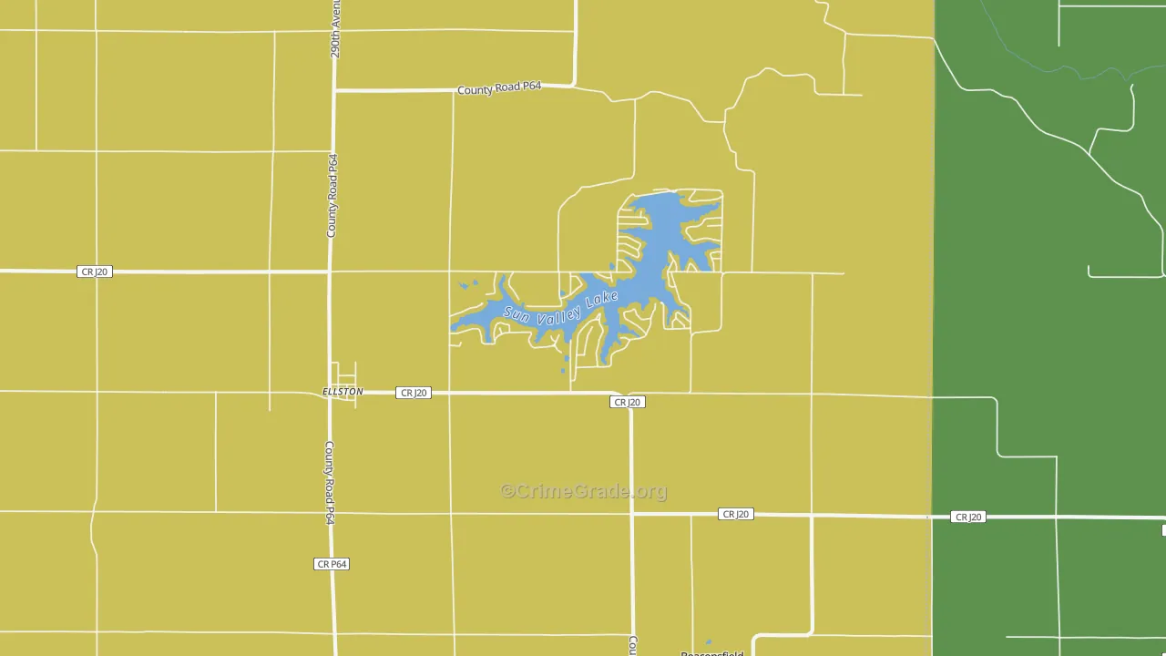 50074, IA Map of Theft Rates