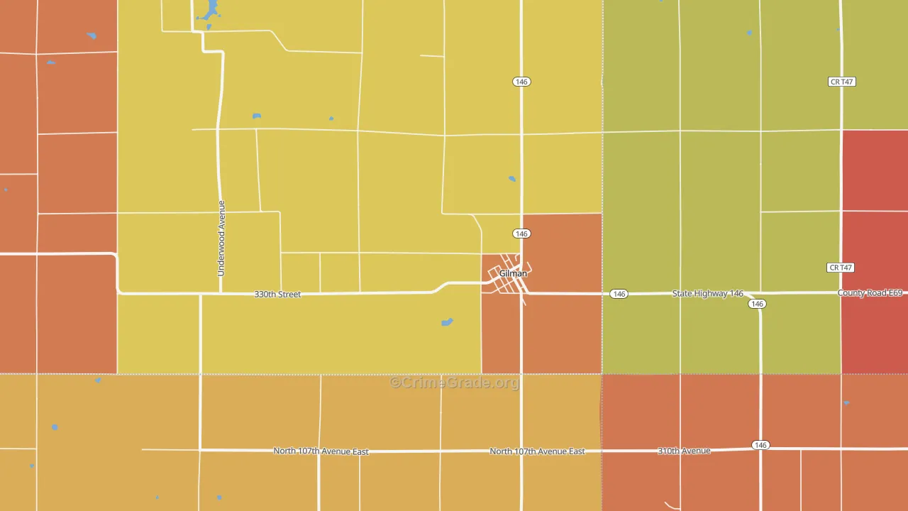 50106, IA Map of Theft Rates