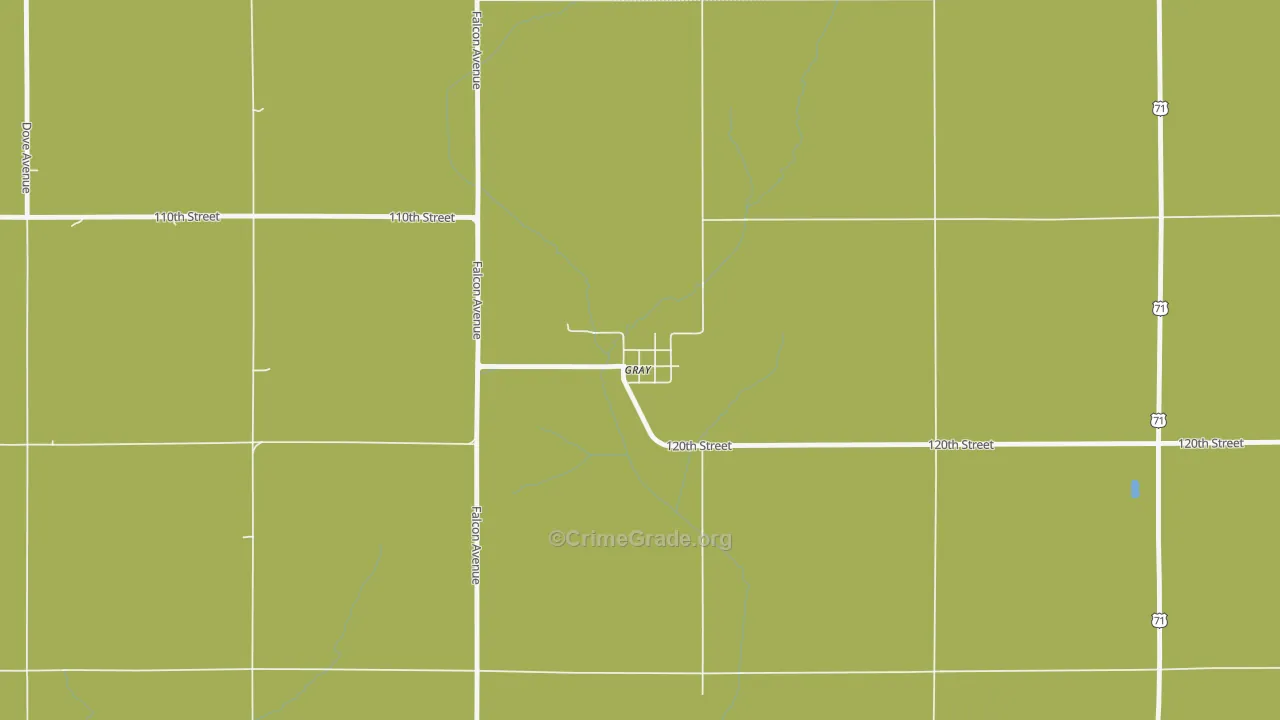 50110, IA Map of Theft Rates