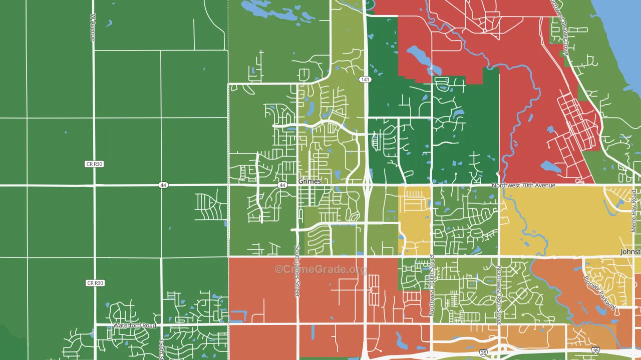 50111, IA Map of Theft Rates