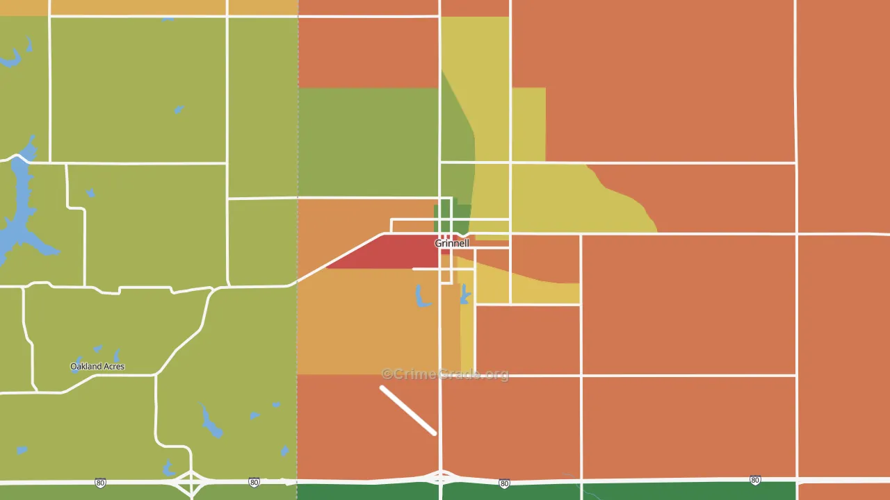 50112, IA Map of Theft Rates