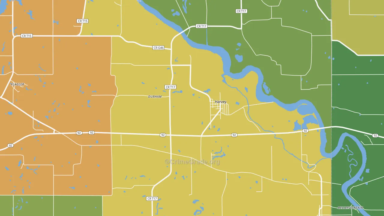 50119, IA Map of Theft Rates