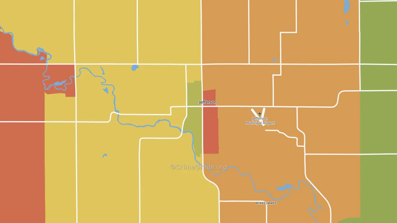50129, IA Map of Theft Rates