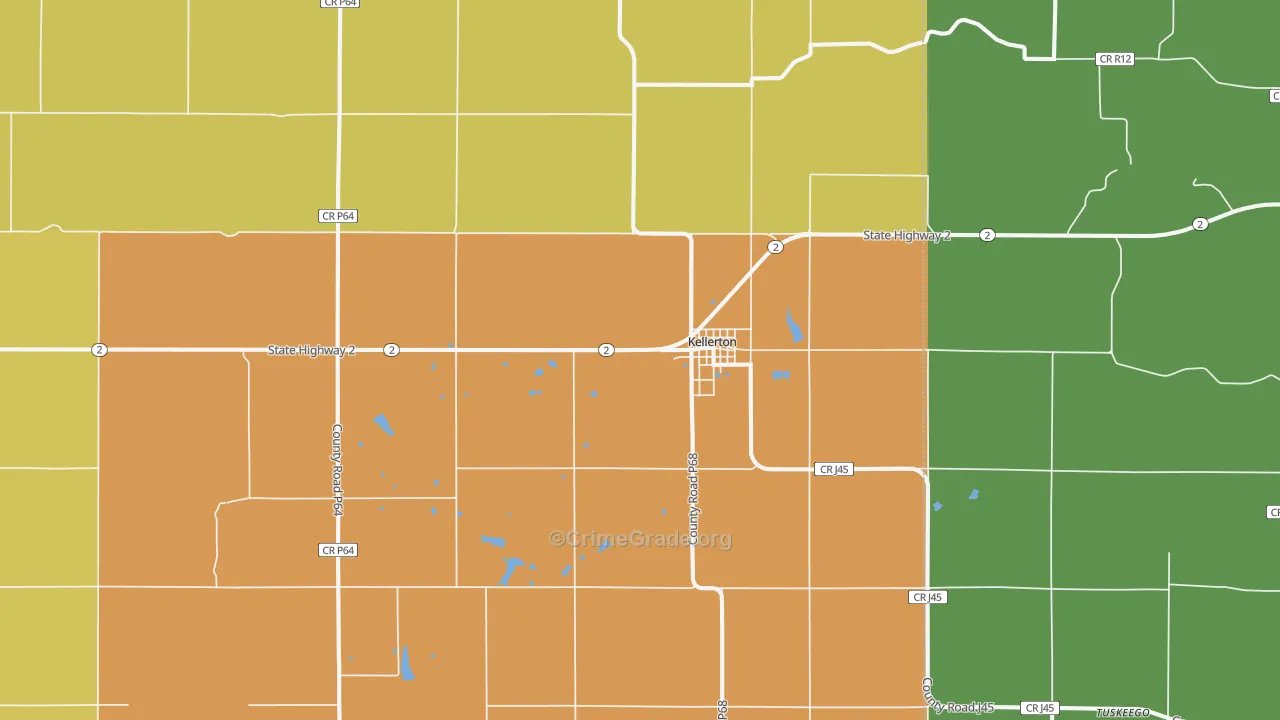 50133, IA Map of Theft Rates