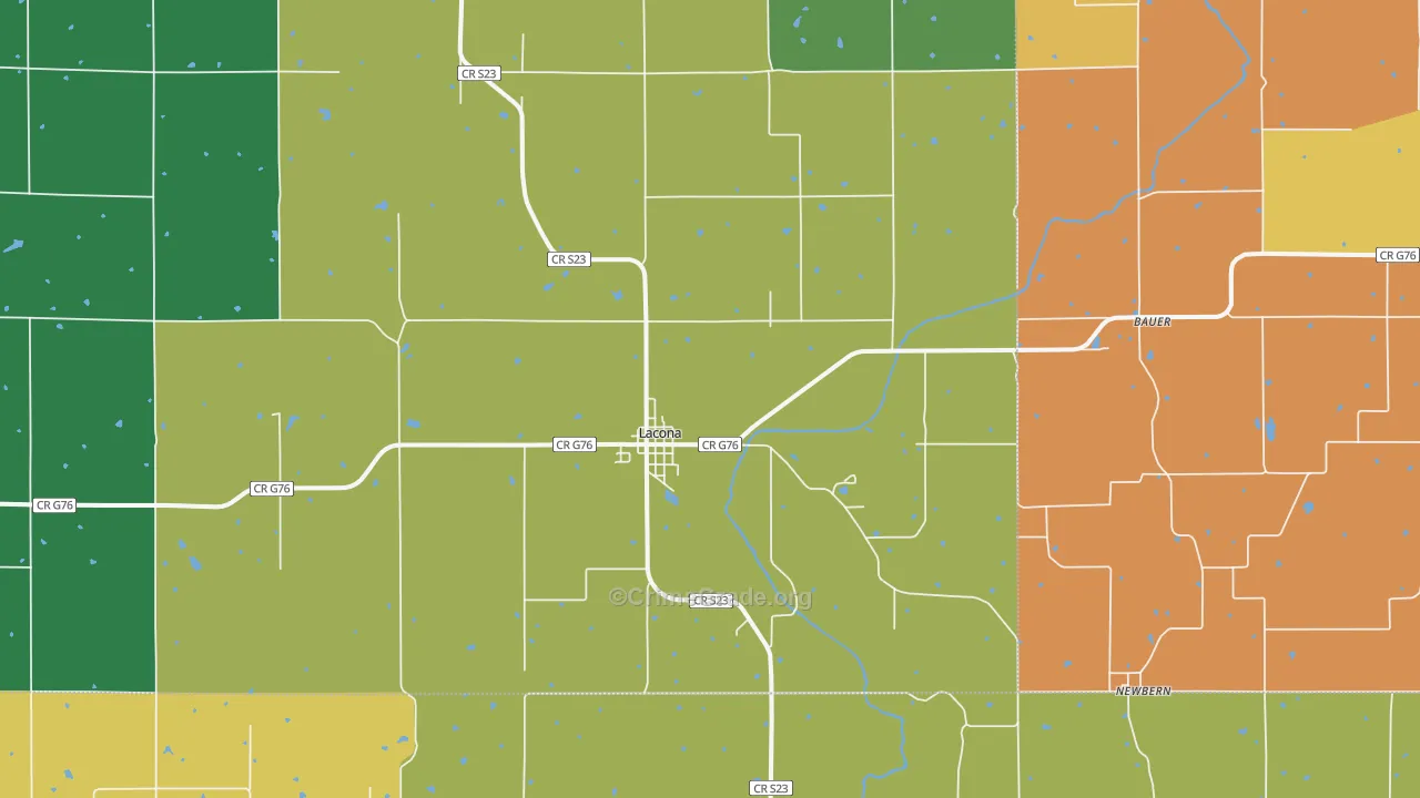 50139, IA Map of Theft Rates