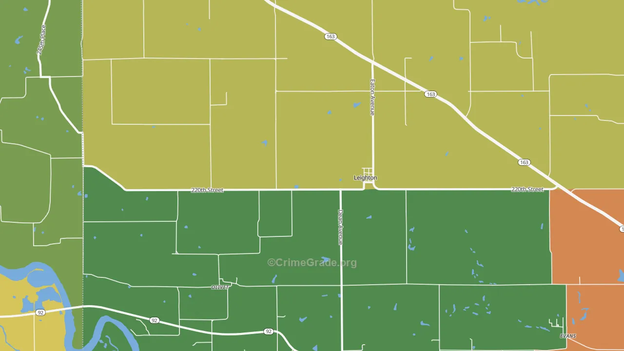 50143, IA Map of Theft Rates