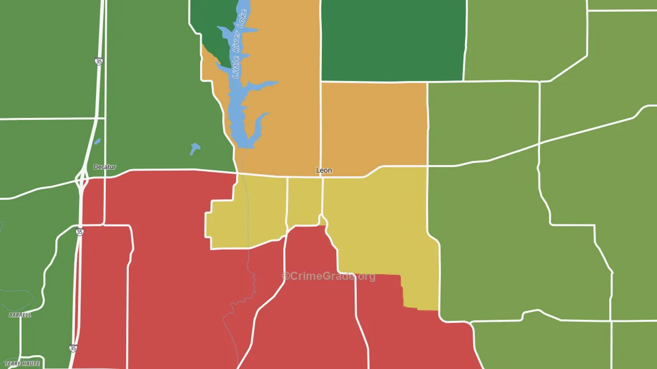 50144, IA Map of Theft Rates
