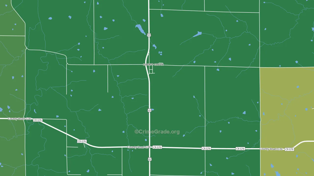 50145, IA Map of Theft Rates