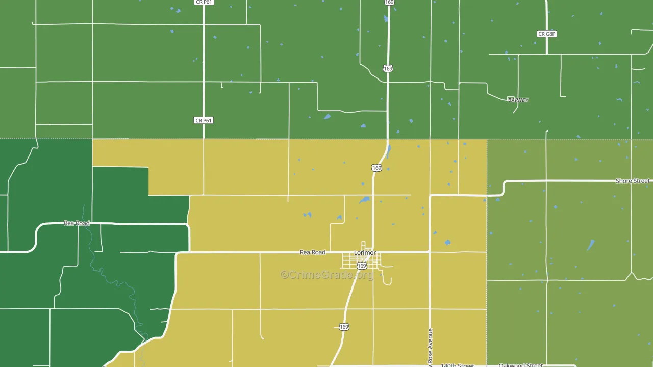 50149, IA Map of Theft Rates