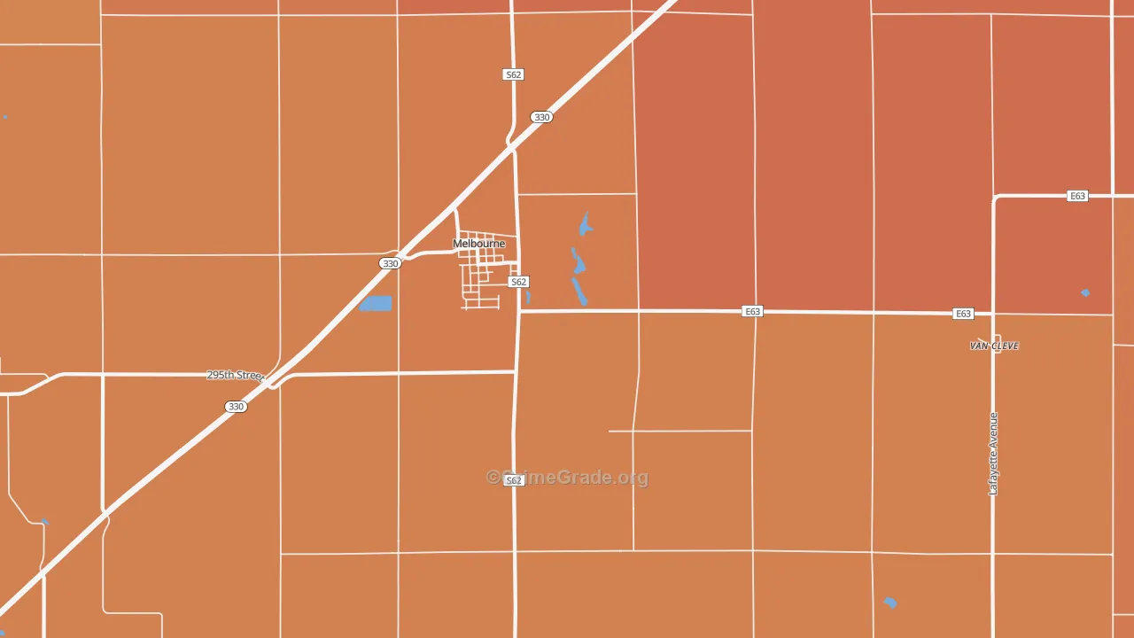 50162, IA Map of Theft Rates