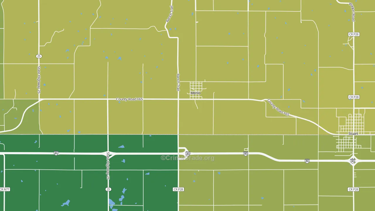 50164, IA Map of Theft Rates