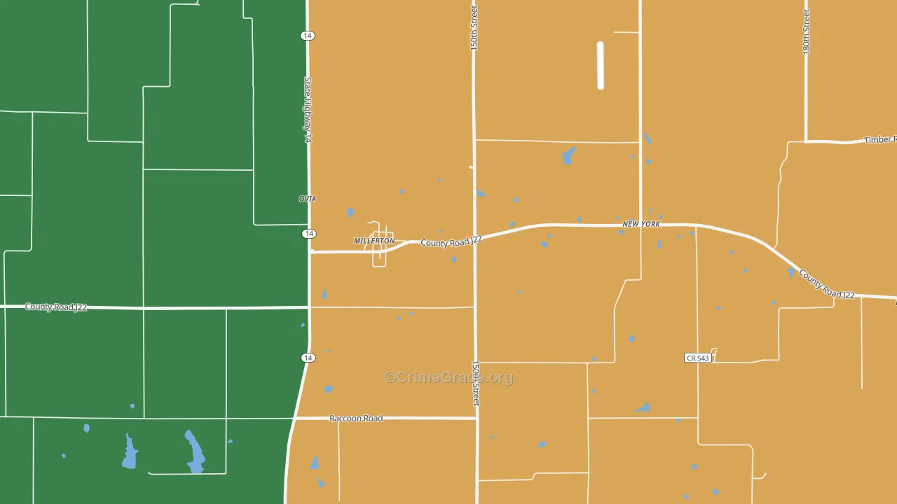 50165, IA Map of Theft Rates