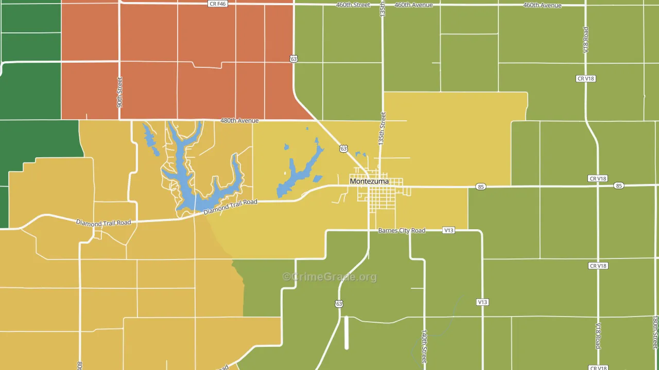 50171, IA Map of Theft Rates