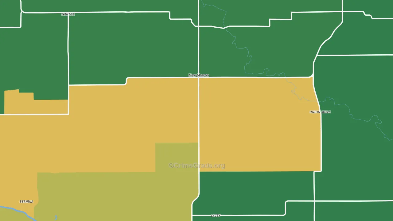 50207, IA Map of Theft Rates
