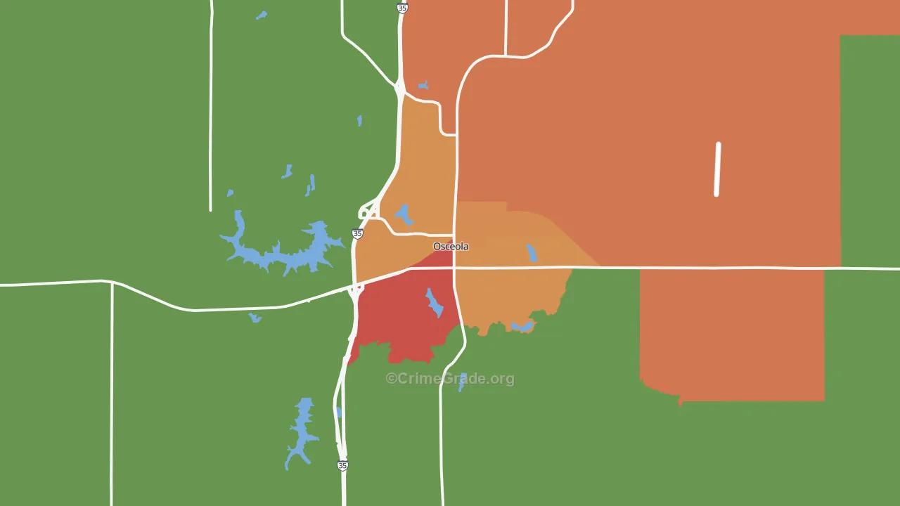 50213, IA Map of Theft Rates