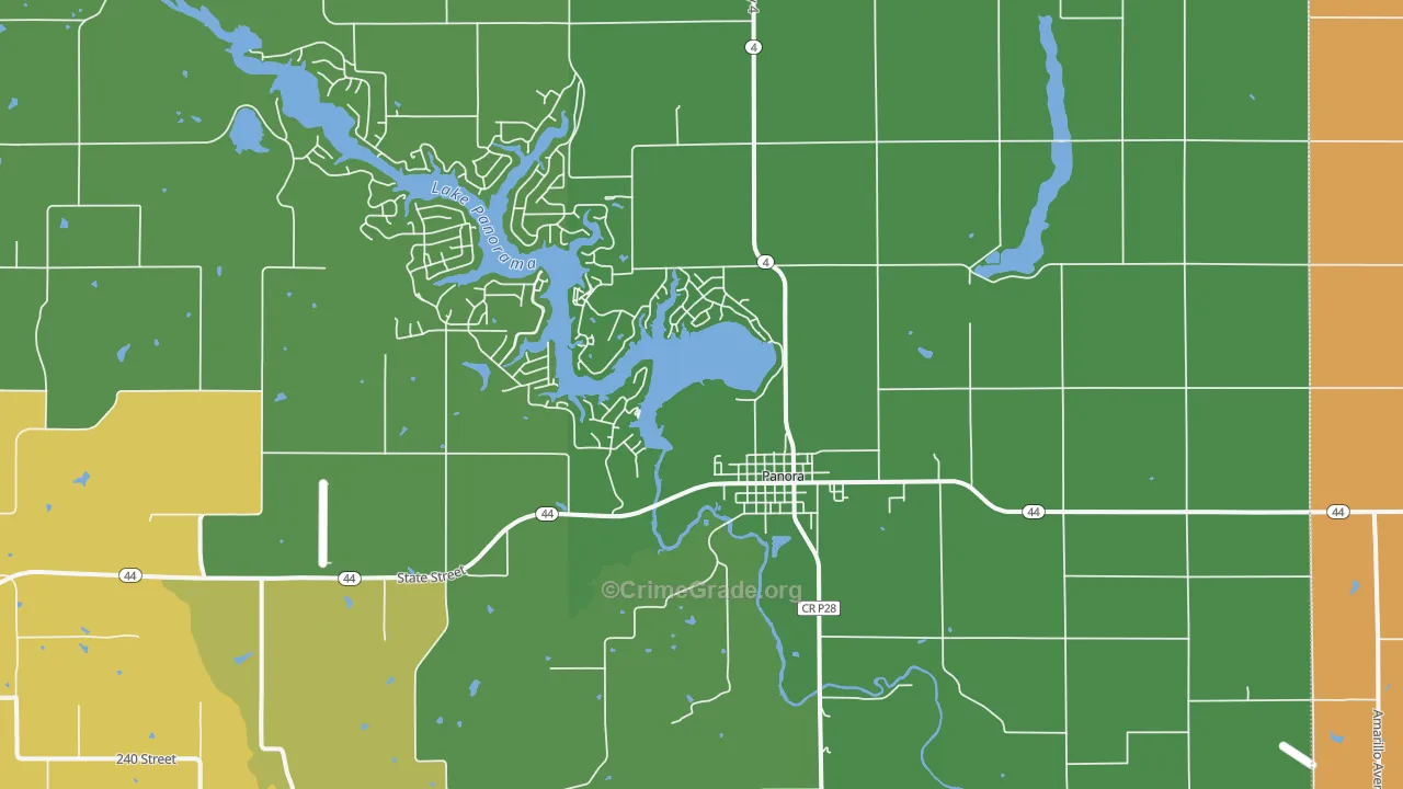 50216, IA Map of Theft Rates