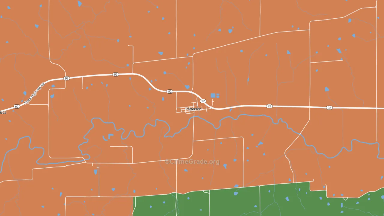 50218, IA Map of Theft Rates