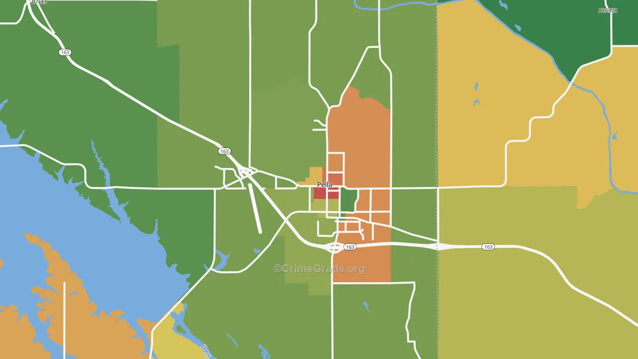 50219, IA Map of Theft Rates