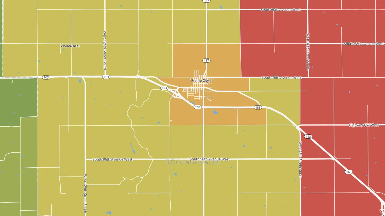 50228, IA Map of Theft Rates