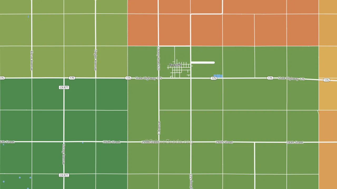 50230, IA Map of Theft Rates