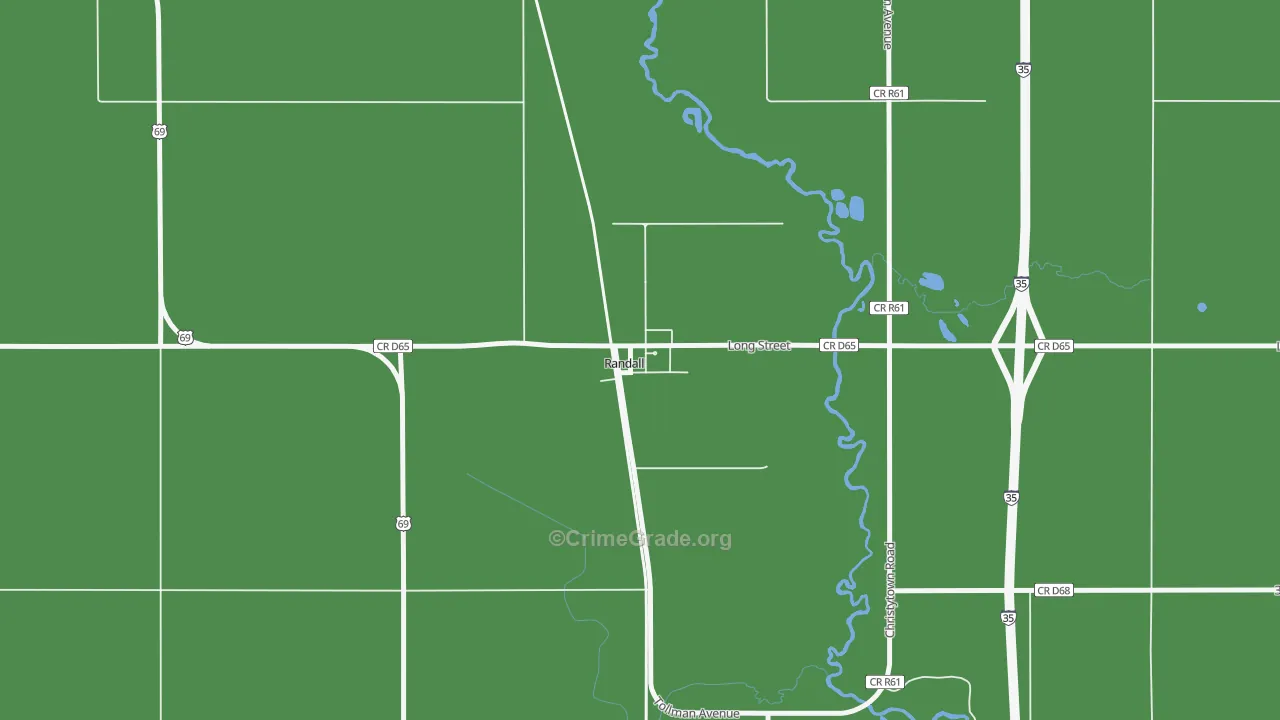 50231, IA Map of Theft Rates