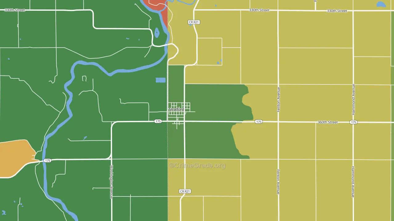 50249, IA Map of Theft Rates