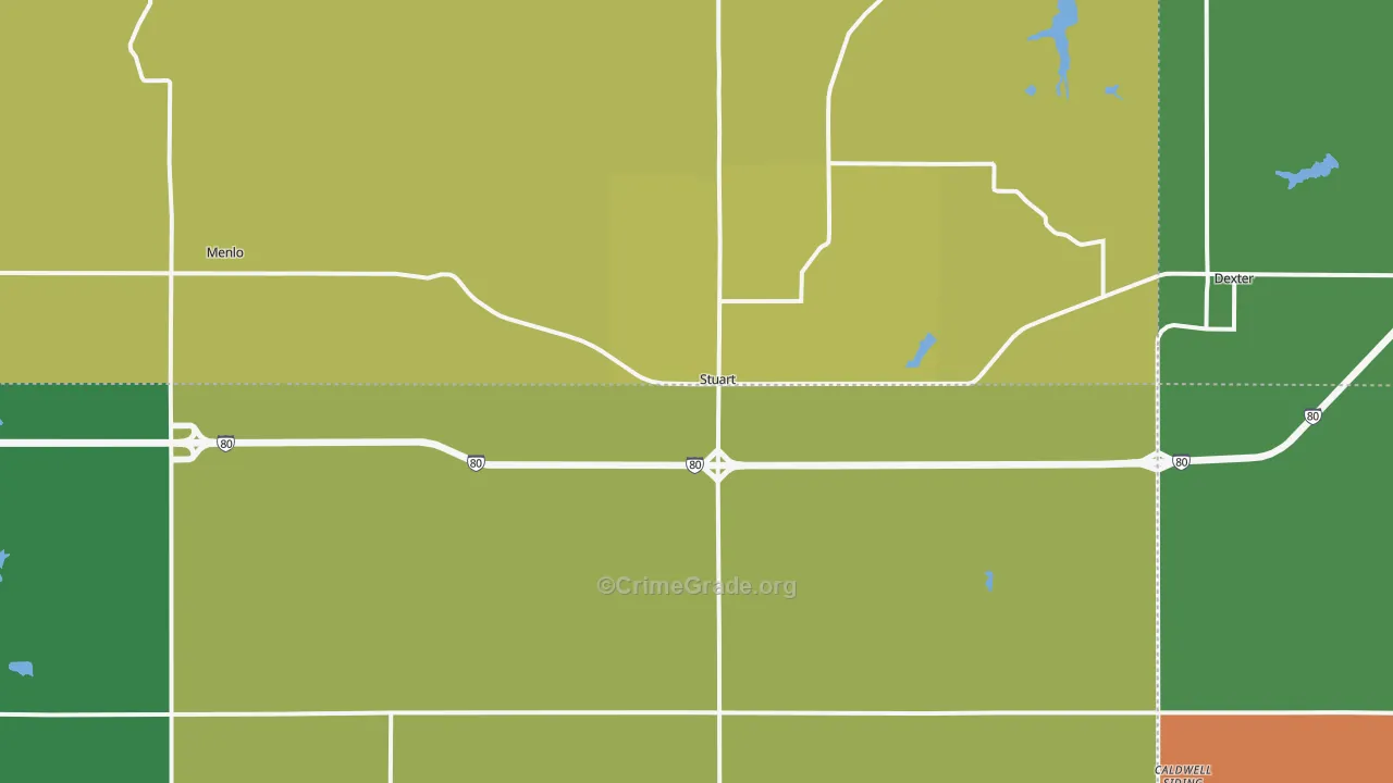 50250, IA Map of Theft Rates