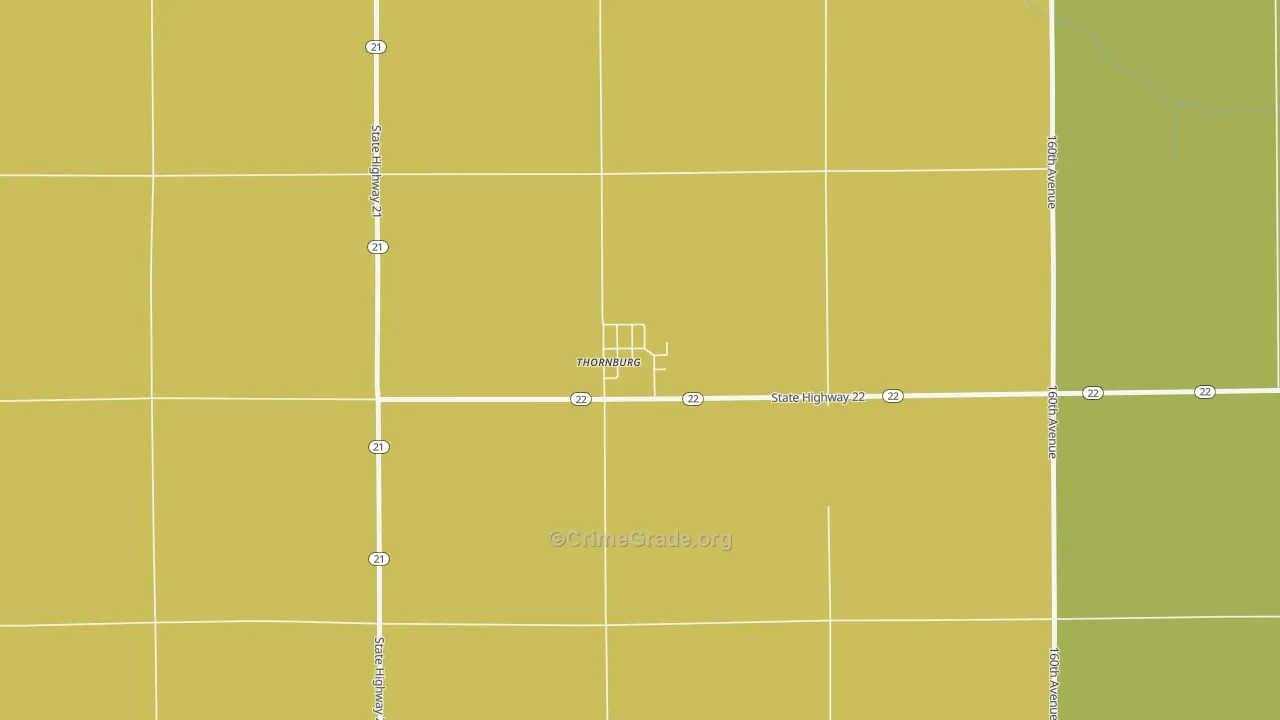 50255, IA Map of Theft Rates