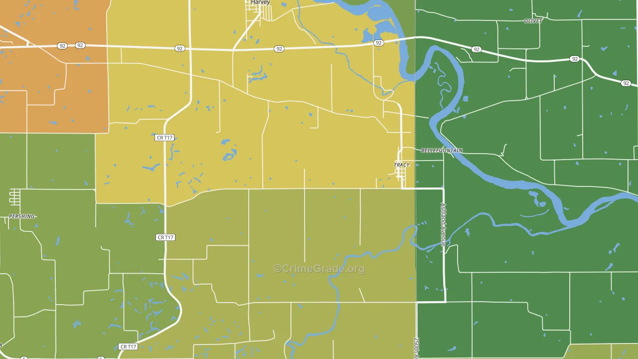 50256, IA Map of Theft Rates