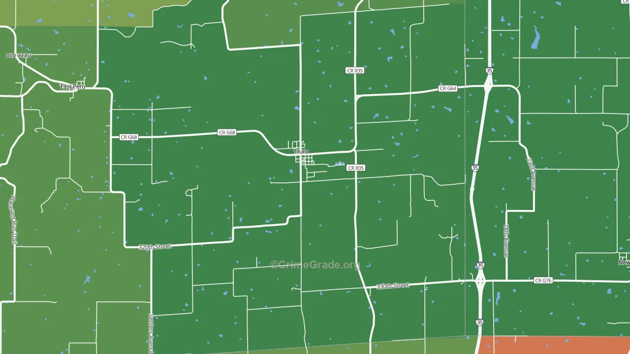 50257, IA Map of Theft Rates